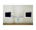 VALUE Dual Monitor Arm, Desk Clamp, 4 Joints, height adjustable separately