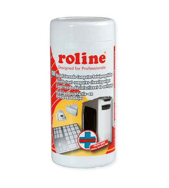 ROLINE Disinfectant Computer Cleaning Wipes (100 pcs.)