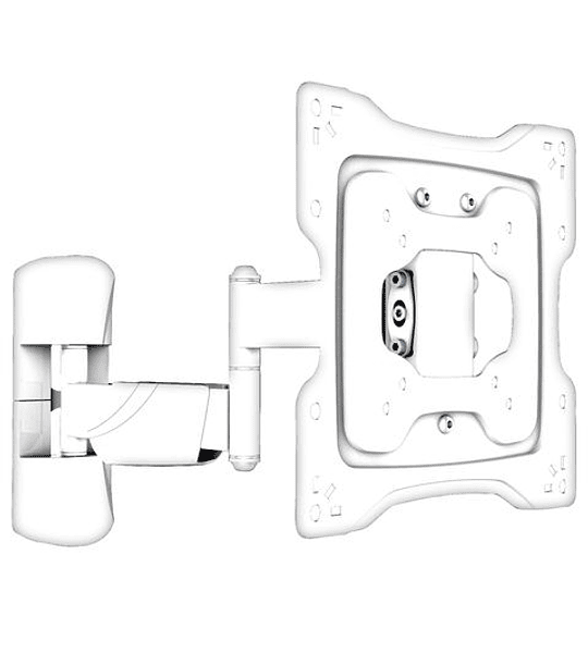 VALUE Wall Mount TV Holder, white, 5 Joints, < 25 kg