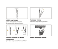 VALUE Wall Mount TV Holder, Low Profile, for Samsung Q - Serie (Q7 / Q8 / Q9)