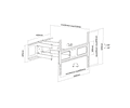 VALUE Solid Articulating Wall Mount TV Holder, up para 177.8cm (37" - 70"), black