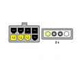 Cabo Molex para PCIe 8