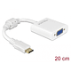 Adaptador DELOCK mini HDMI - VGA