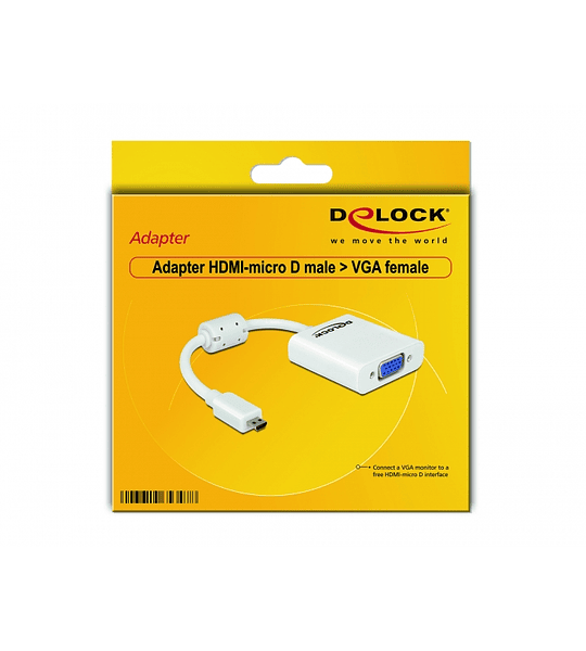 Adaptador DELOCK micro HDMI - VGA