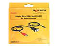 Adaptador DELOCK Micro USB - RS232