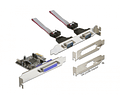 Controladora DELOCK PCIe - 2x RS232 + 1x LPT