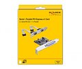 Controladora DELOCK PCIe - 2x RS232 + 1x LPT