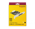 Controladora PCIe - 2x FireWire B + 1x FireWire A