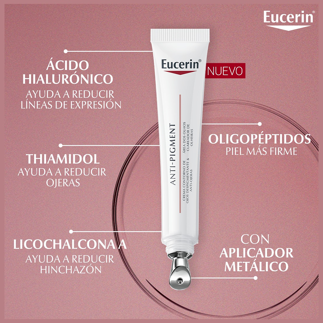 Eucerin Anti-Pigment Crema Contorno de Ojos. 3