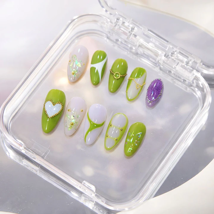 PRESS ON - LIME SWEETHEART PREMIUM 1