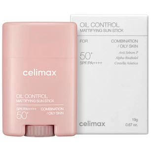 🧡 Celimax – Oil Control Mattifying Sun Stick SPF50+ PA++++