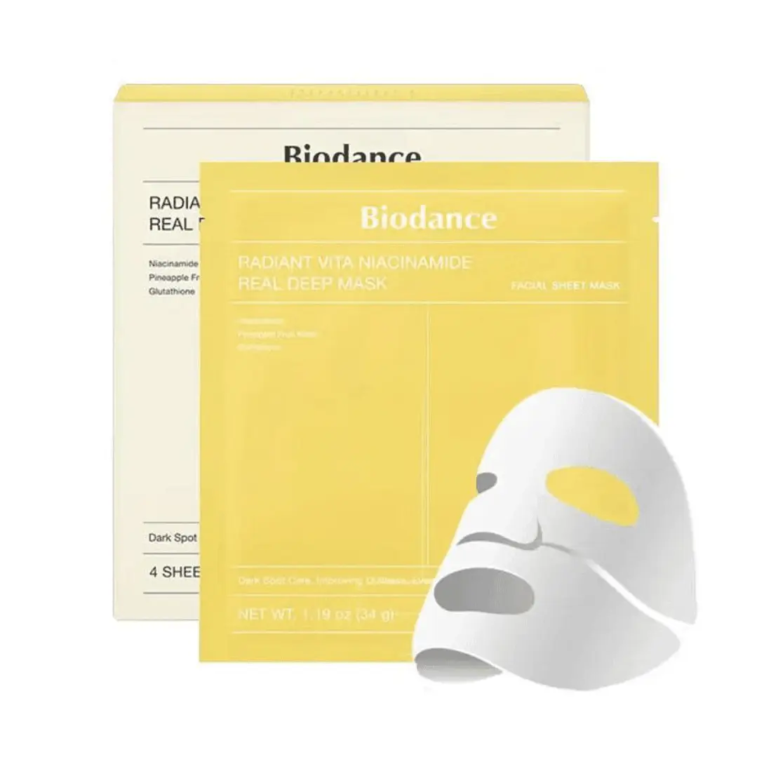 💛 Biodance – Radiant Vita Niacinamide Real Deep Mask 1