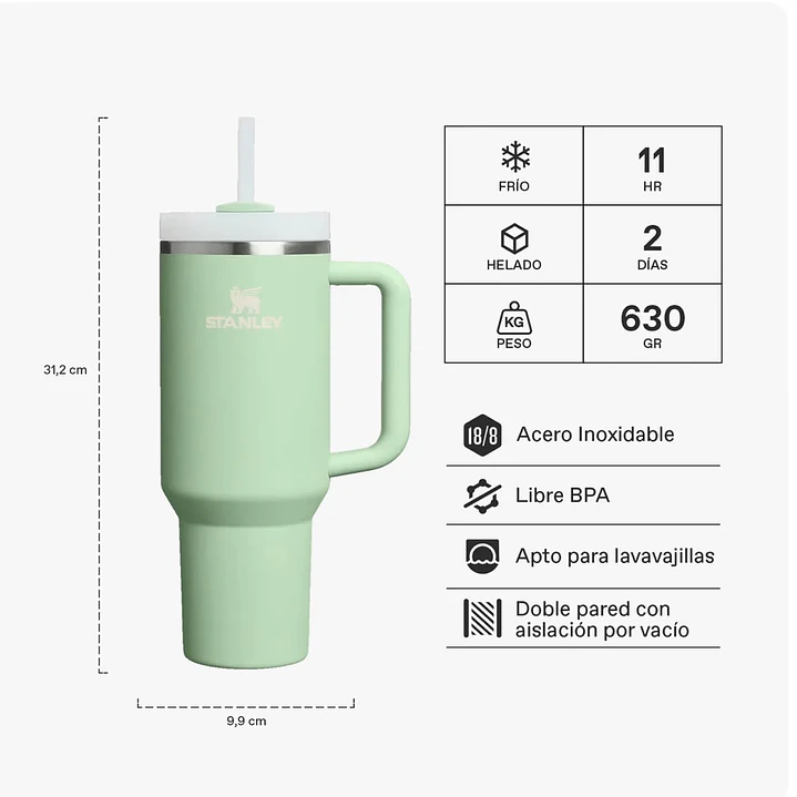 Stanley Quencher H2.0 Adventure Pistachio 2