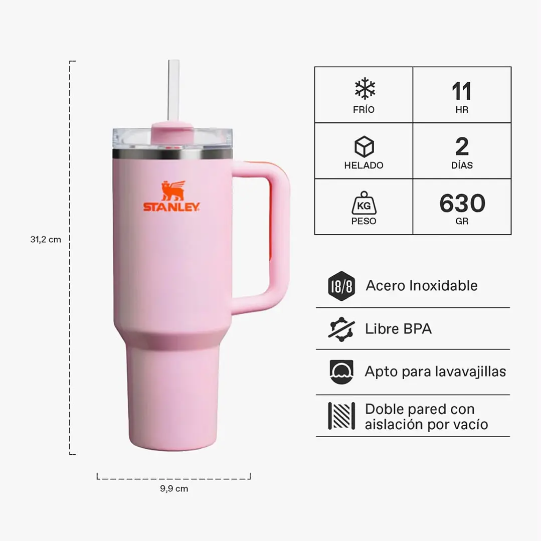 Stanley Quencher H2.0 Adventure Rose Petal Shimmer 2