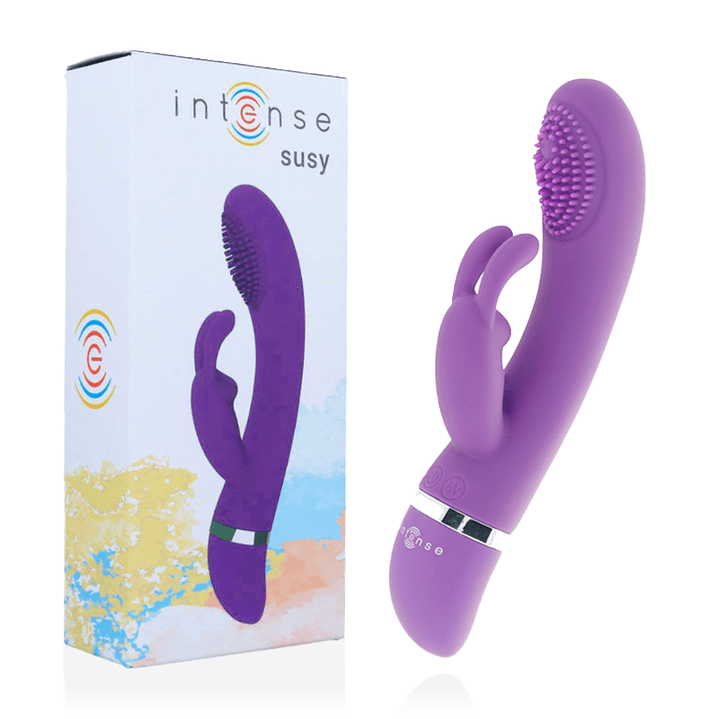INTENSE - VIBRADOR OSCILANTE SUSY SILICON RABBIT LILAC 1