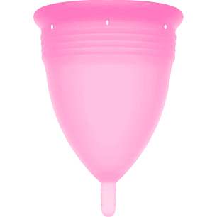 STERCUP - COPO MENSTRUAL DE SILICONE FDA ROSA - TAMANHO S