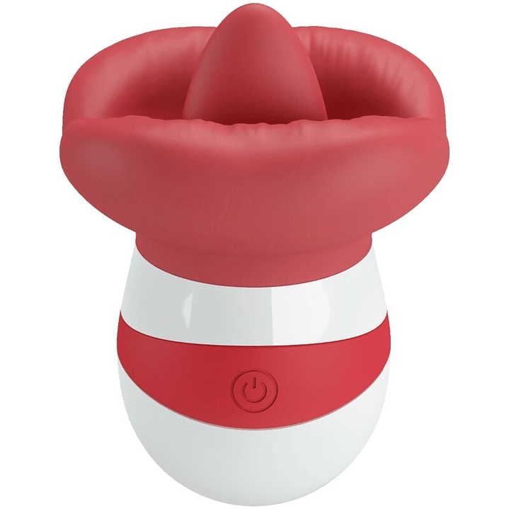 PRETTY LOVE - MINA ESTIMULADOR DE LÍNGUA VERMELHO CLARO 1