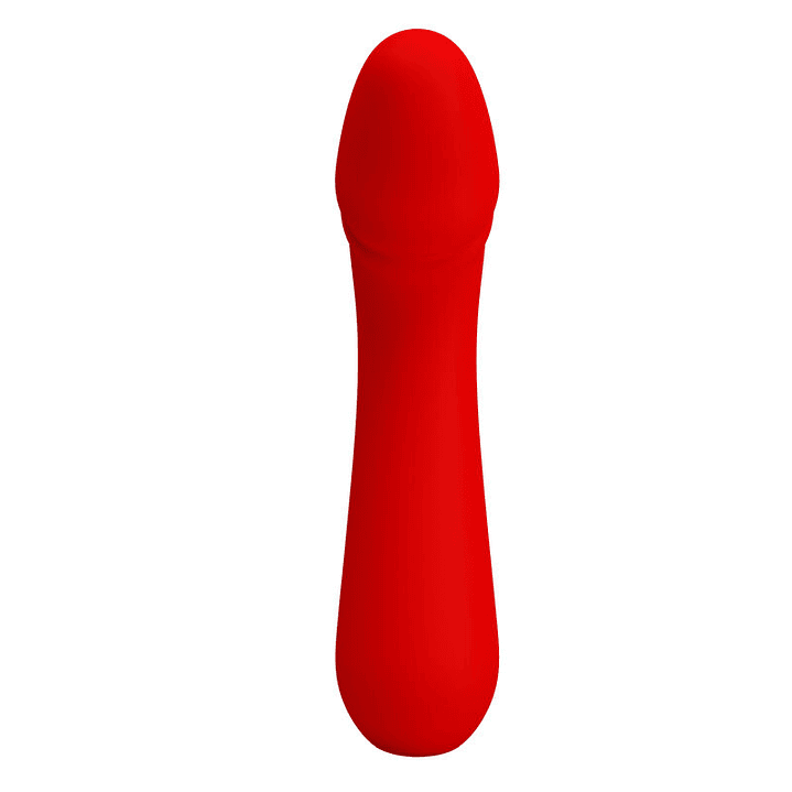 PRETTY LOVE - VIBRADOR RECARREGVEL CETUS VERMELHO 1