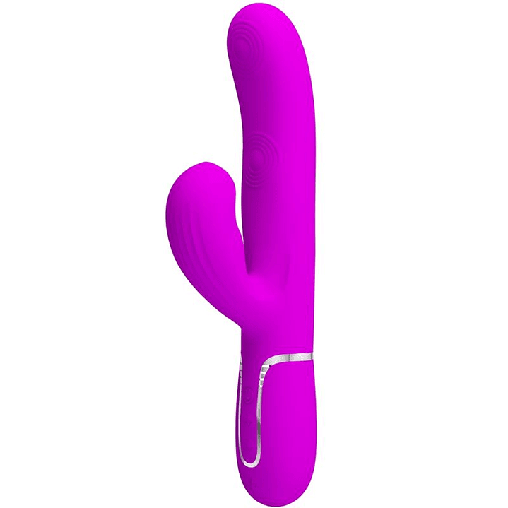 PRETTY LOVE - PERLITA MULTIFUNO 3 EM 1 VIBRADOR G-SPOT VIOLETA 1