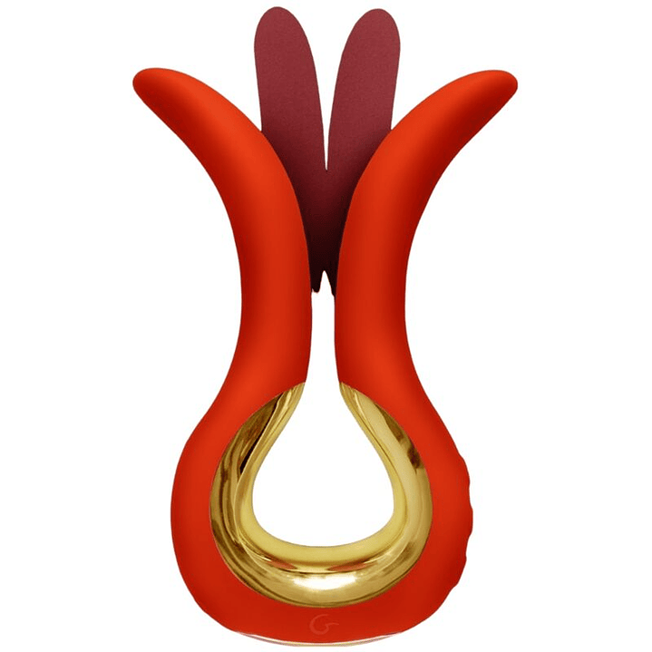 G-VIBE - GVIBE MAXI VIBRADOR COM DUAS PONTAS FLEXÍVEIS CORAL 1