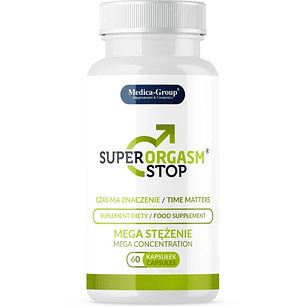 MEDICA GROUP - SUPER ORGASMO PARAR DE RETARDAR PARA HOMENS 60 CÁPSULAS