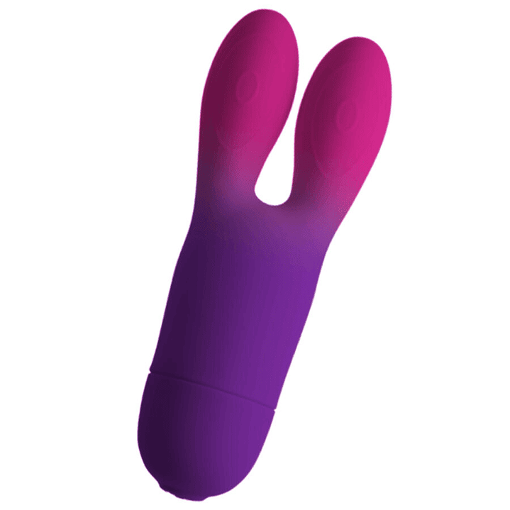 ROCKS-OFF - VIBRADOR FLEXÍVEL GLO-GIRL BUNNY ROXO 1