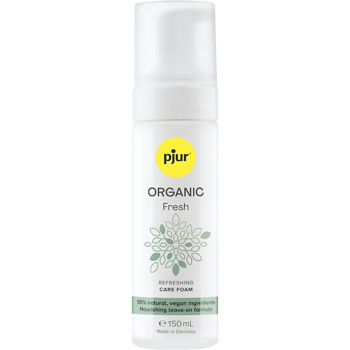 PJUR - ESPUMA REFRESCANTE ORGÂNICA FRESCANTE VEGANO SEM ENXÁGUE 150 ML 1