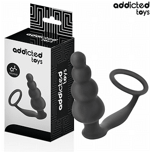 ADDICTED TOYS - PLUG ANAL COM ANEL MODELO 5