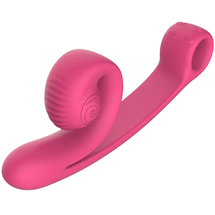 SNAIL VIBE - VIBRADOR CURVO ROSA 1