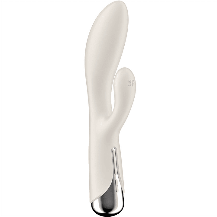 SATISFYER - SPINNING COELHO 1 CLITÓRIS E ESTIMULAO G-SPOT BEGE 1