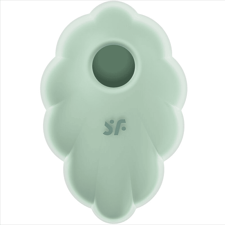 SATISFYER - VIBRADOR DE PULSO DE AR VERDE CLOUD DANCER 1