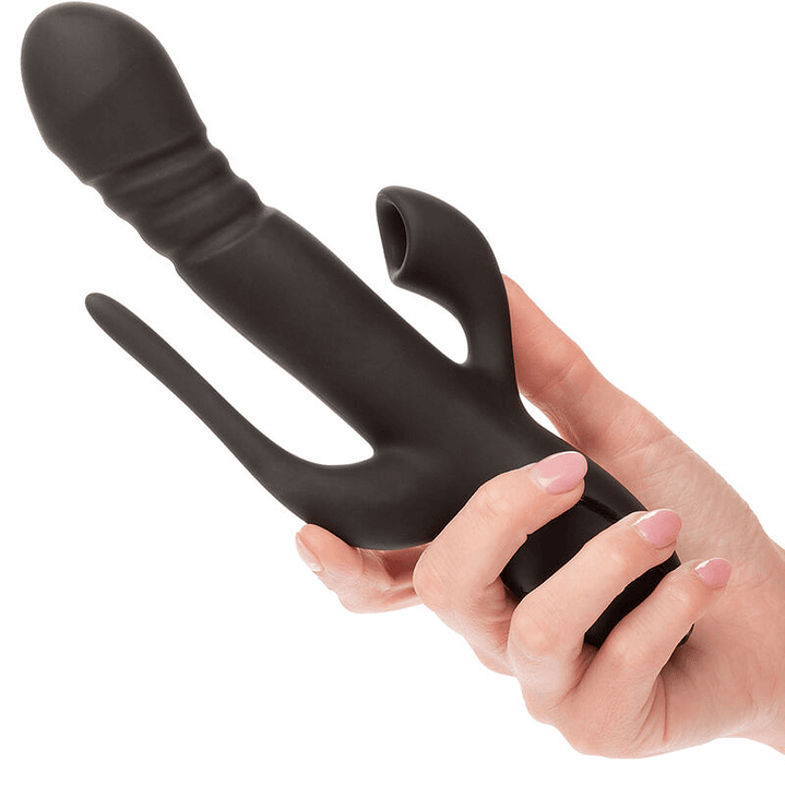 CALEXOTICS - VIBRADOR TRIPLO EUPHORIA PRETO 1