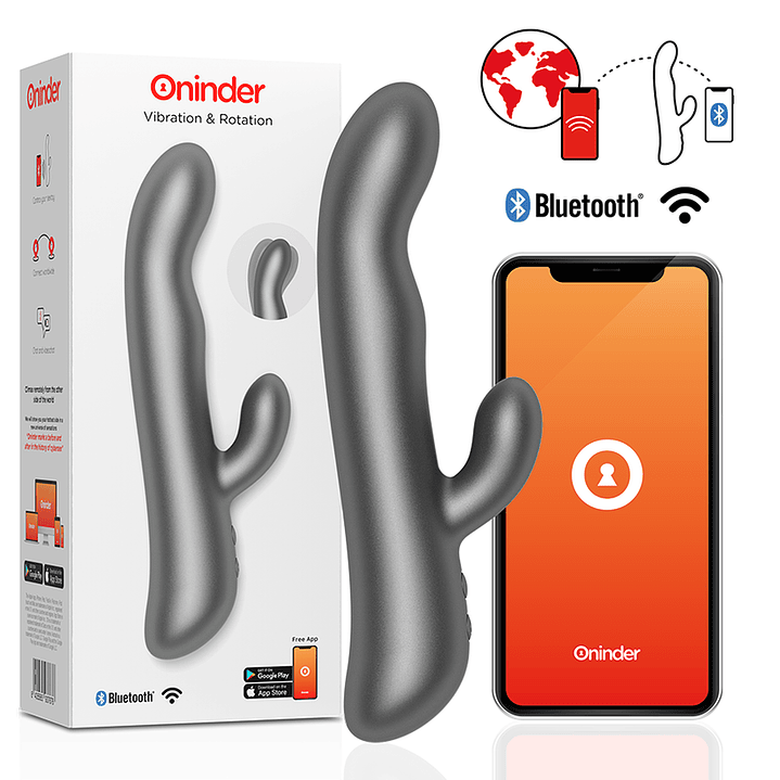ONINDER - OSLO VIBRATION & ROTATION BLACK - APLICATIVO GRATUITO 1