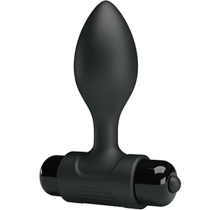 PRETTY LOVE - VIBRA BUTT 10 VIBRAÇÕES PLUG ANAL PRETO