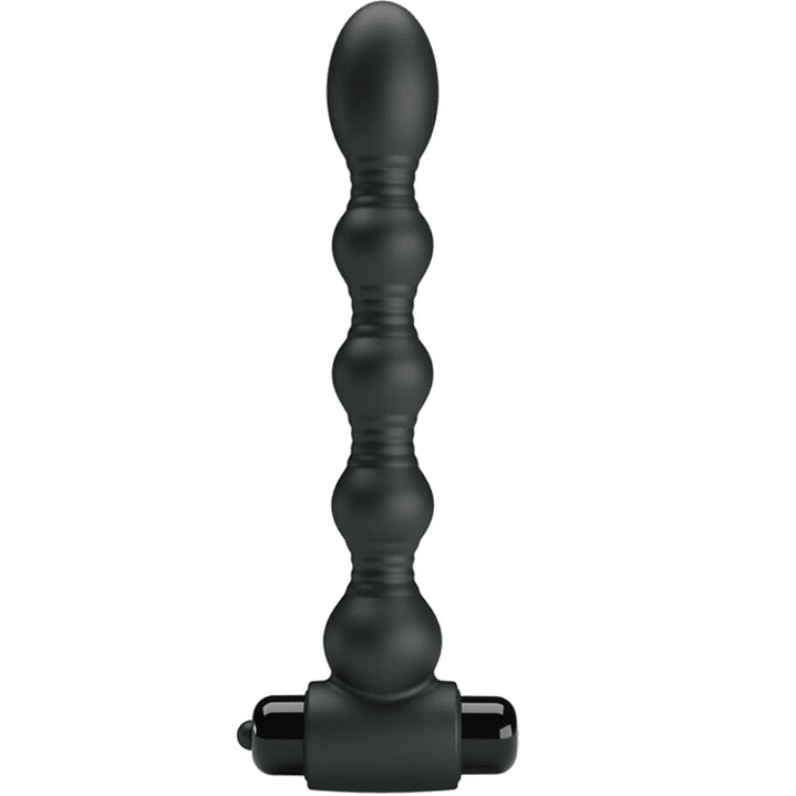 PRETTY LOVE - LYNN SILICONE ANAL PLUG 10 VIBRAÇÕES PRETO 1