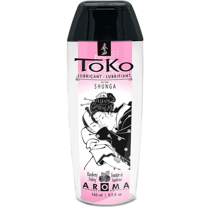 SHUNGA - LUBRIFICANTE DE EMOÇÃO DE FRAMBOESA TOKO AROMA 1