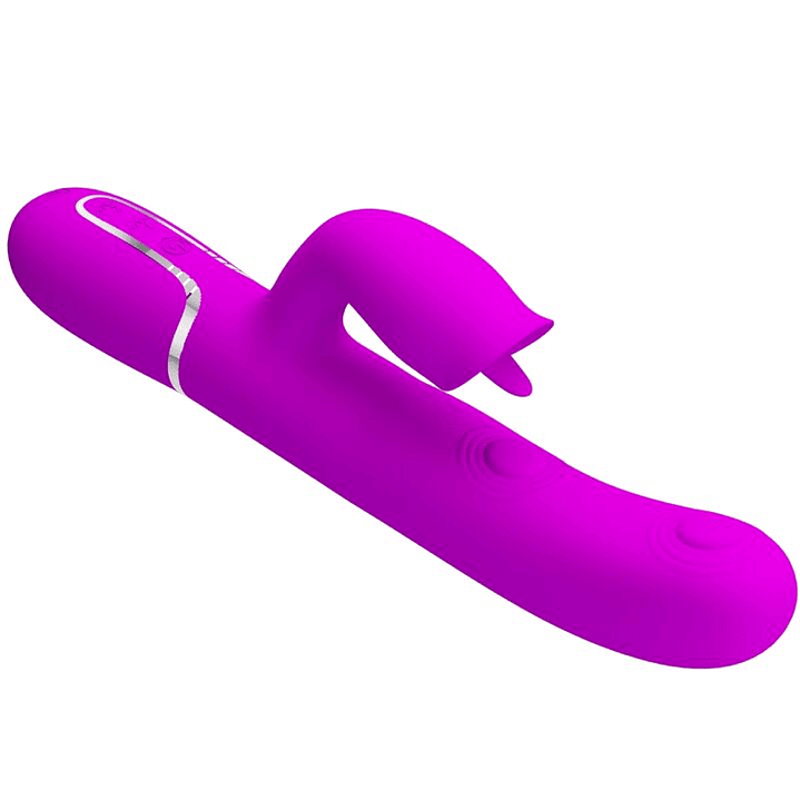 BONITO AMOR - VIBRADOR DE COELHO COM LAMBEDURA FÚCSIA 1