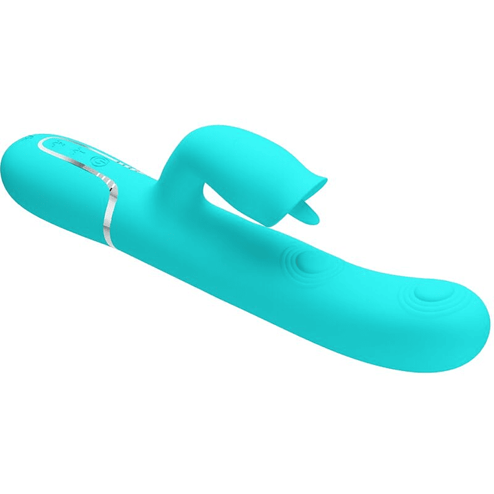 BONITO AMOR - VIBRADOR DE COELHO COM LAMBIDA AQUA VERDE 1