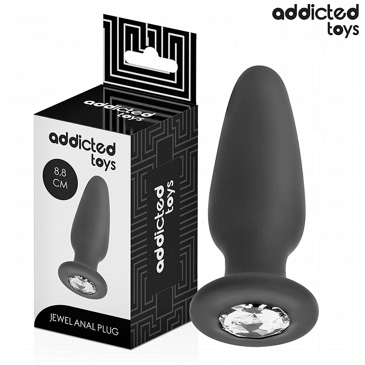 ADDICTED TOYS - PLUG ANAL COM JOIA TAMANHO S 8,8 CM 1