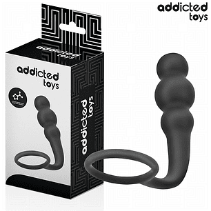 ADDICTED TOYS - PLUG ANAL COM ANEL MODELO 1