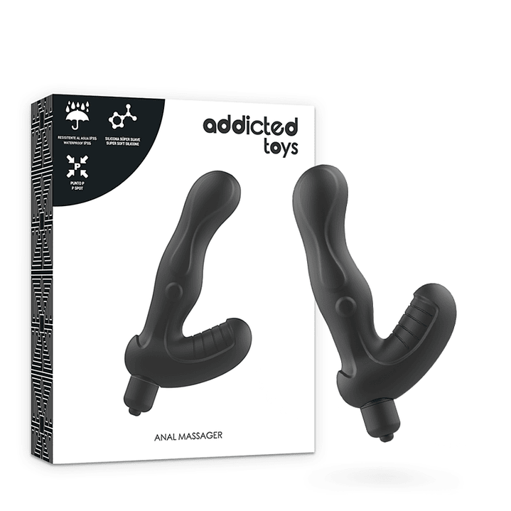 ADDICTED TOYS - P-SPOT VIBE ESTIMULADOR ANAL DE PRÓSTATA DE SILICONE 1