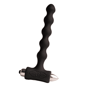 ROCKS-OFF - PETITE SENSATIONS PEARLS PLUG ANAL VIBRADOR PRETO