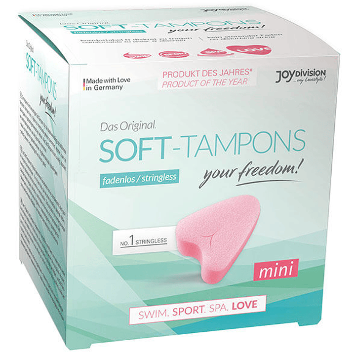 JOYDIVISION SOFT-TAMPONS - ORIGINAL SOFT-TAMPONS MINI 3 UDS 1
