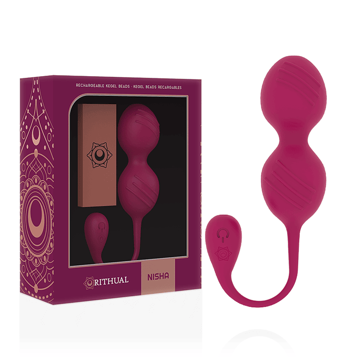 RITHUAL - NISHA BOLAS DE KEGEL VIBRATÓRIAS RECARREGVEIS ORQUÍDEA 1