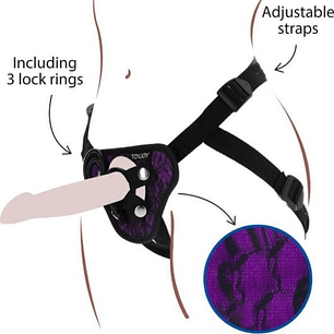 GET REAL - CINTO DE RENDA ROXO