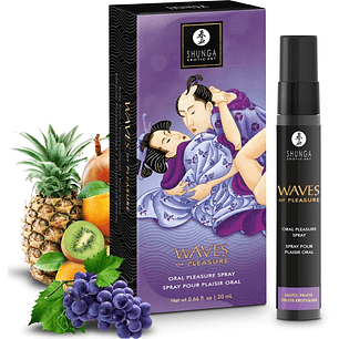 SHUNGA - SPRAY ORAL SEDUTOR DE PRAZER COM SABORES DE FRUTAS EXÓTICAS 20 ML