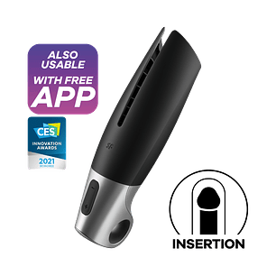 SATISFYER - MASTURBADOR POWER PRETO