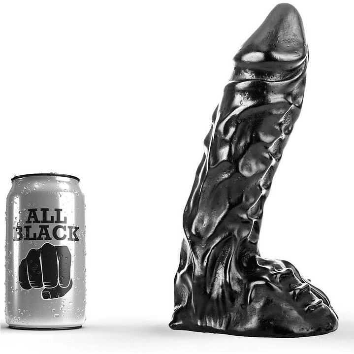 ALL BLACK - DILDO 23 CM 1