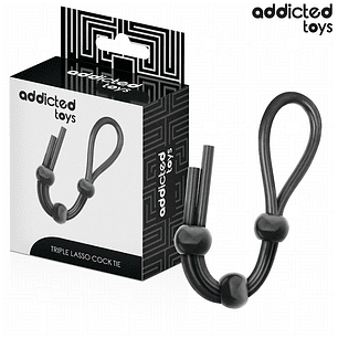 ADDICTED TOYS - CORDA DE SILICONE PARA O PÊNIS DE TRIPLO LOOP