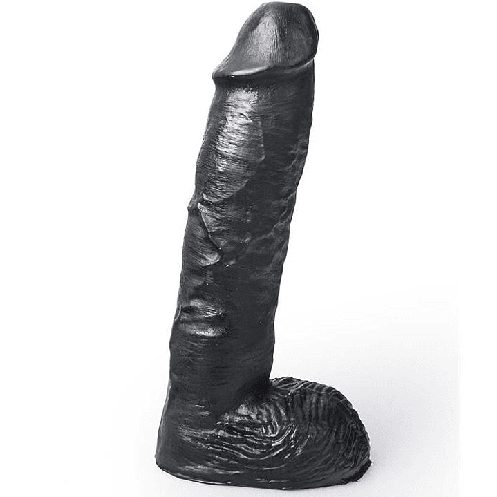 HUNG SYSTEM - DILDO REALÍSTICO PRETO COR MICKEY 24 CM 1